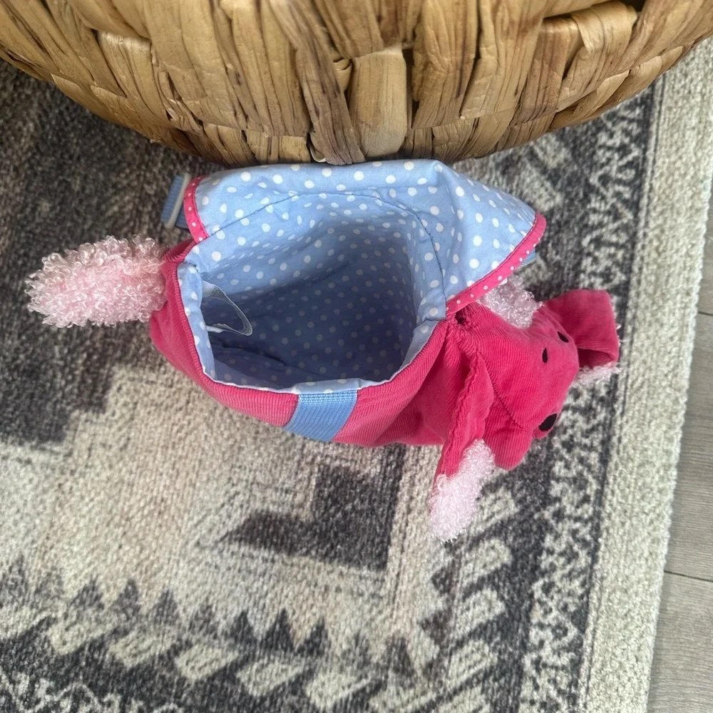 NABCo North American Bear Co. Pink Poodle Goody Bag Purse